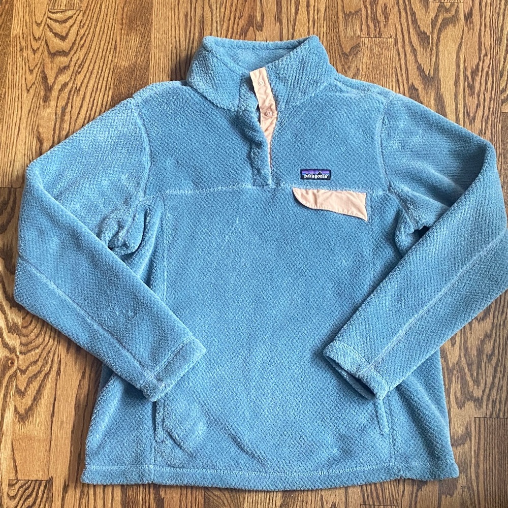 Patagonia women’s  Re-Tool Snap-T® Pullover fleece jacket, size L. Like new cond